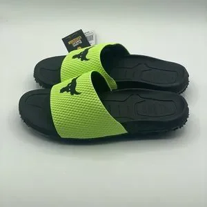 Under Armour Men\'s Project Rock Slides Sandal Lime/Green Size 12 NEW 3025237 Under Armour Men main image 3
